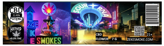 CBD Sour RNA 7G Farm Act Legal 0.3% 21+ **FLORIDA SALES ONLY**