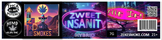 CBD Zweet Insanity 7G Farm Act Legal 0.3% 21+ **FLORIDA SALES ONLY**